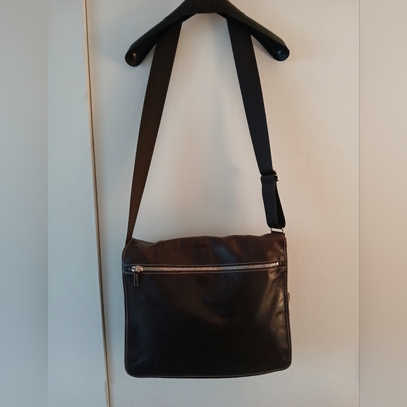 Longchamp Cavalier Messenger Bag, Chocolate Brown - Picture 5 of 13